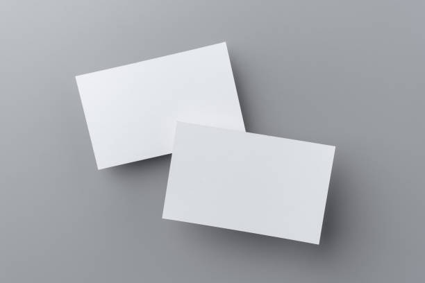 istock two business card isolated on grey background 1401141030