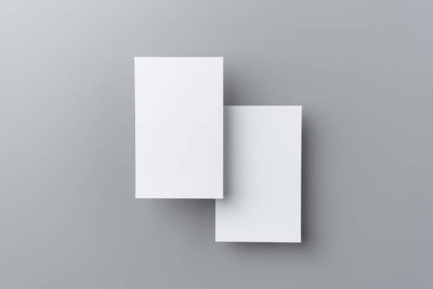 istock two business card isolated on grey background 1401141151