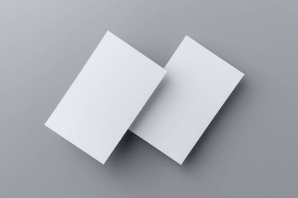 istock two business card isolated on grey background 1401141222