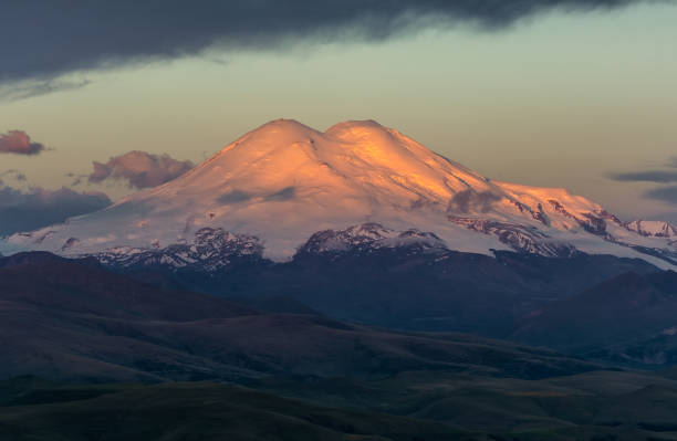 istock Elbrus at sunrise in Caucasus mountains 1401143404