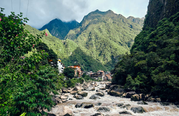 istock River in the Andes. Aguas Calientes, Peru. 1401143715