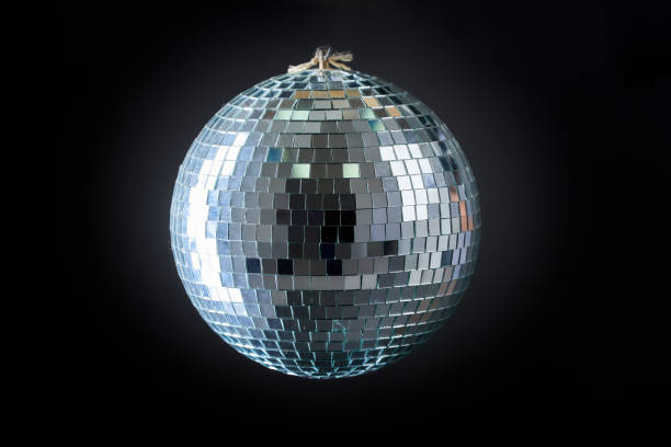 istock A hanging disco ball, retro partying, details of a mirrored surface 1401147033