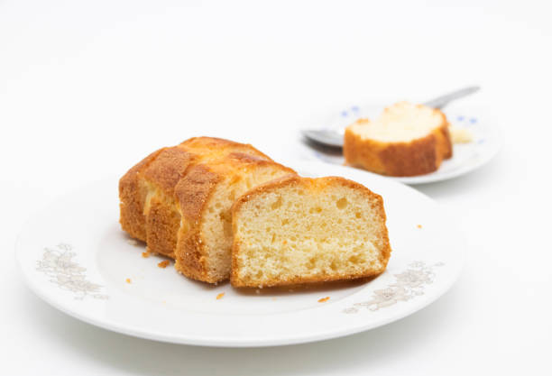 istock slices of freshly baked pound cake over on white background 1401149367