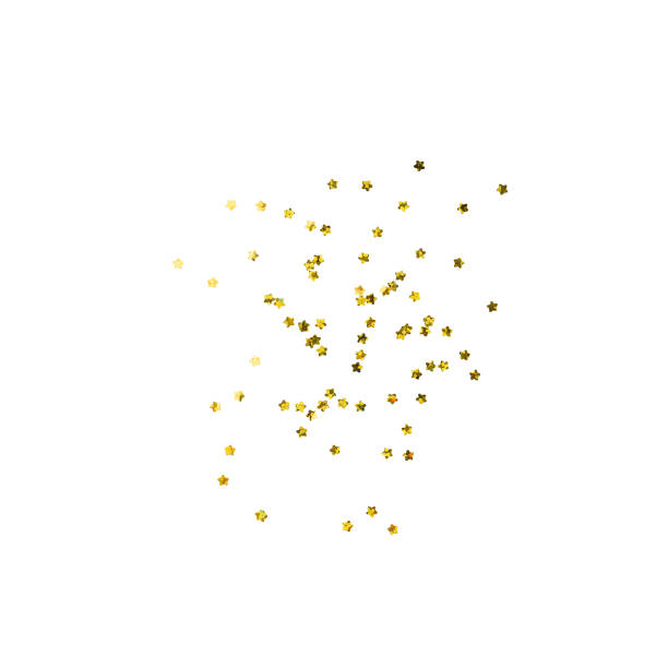 abstract black and gold star theme