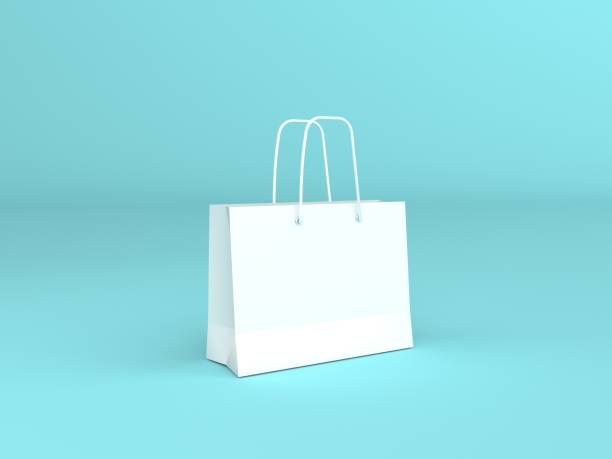 istock White single shopping bag concept 3d illustration 1401155161