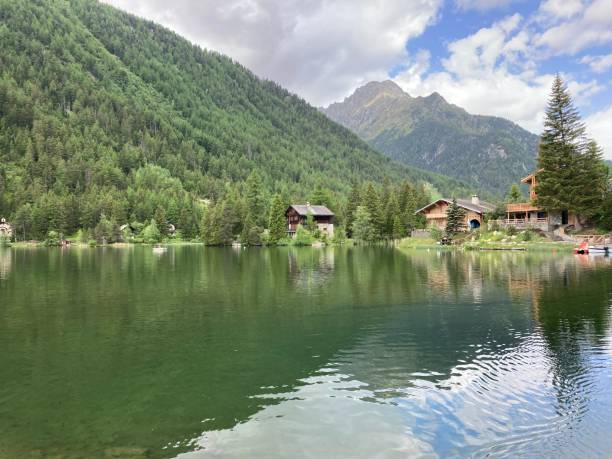 istock Swiss - canton of Valais - Champex lac 1401157144