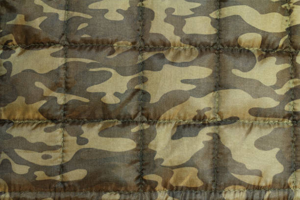 istock Camouflage background texture, Close up of military uniform surface 1401160008