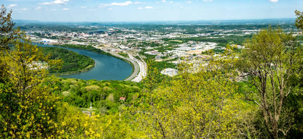 Chattanooga, Tennessee, USA views from Lookout mountain