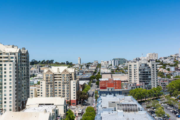 istock Fillmore district view from above, San Francisco, California 1401164224
