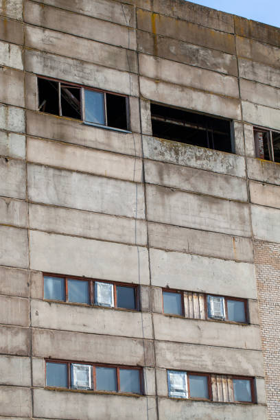 istock part of an old industrial warehouse with windows 1401165953