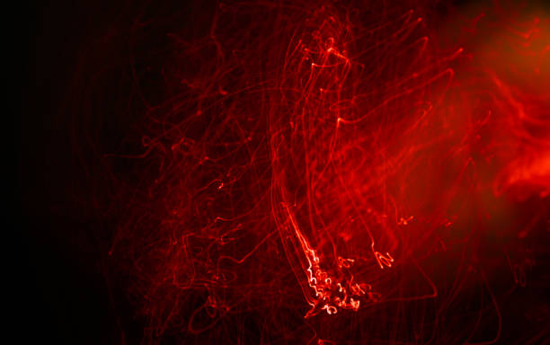 istock Glittering festive red and black background. 1401171316