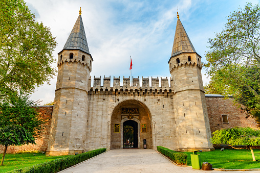 La Puerta del Saludo en el Palacio de Topkapi, Estambul, Turquía photo