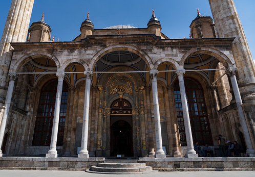 Konya, Turkey- May 12, 2022: Aziziye Mosque in Konya, Turkey.