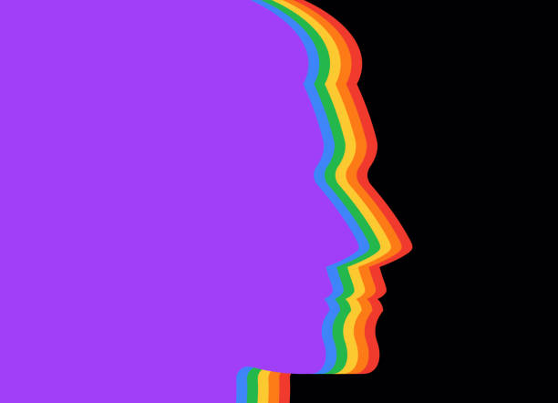 istock pride lgbt banner, people silhouettes together multicolored, rainbow colors 1401180197