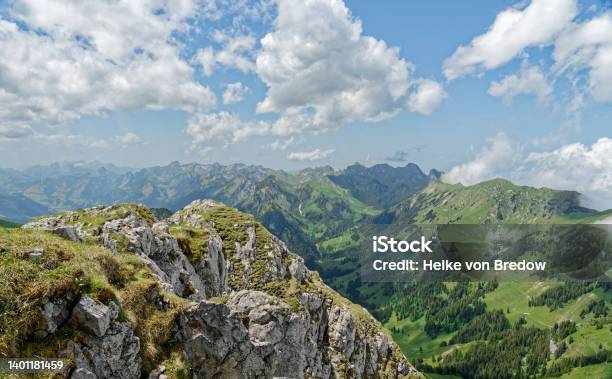 View From Stockhorn Peak Stock Photo - Download Image Now - Bernese Oberland, Cloud - Sky, Color Image