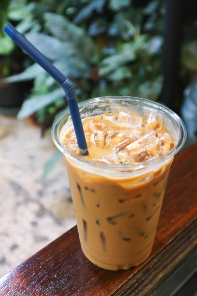 istock coffee, iced coffee or iced cappuccino coffee or iced latte 1401189313