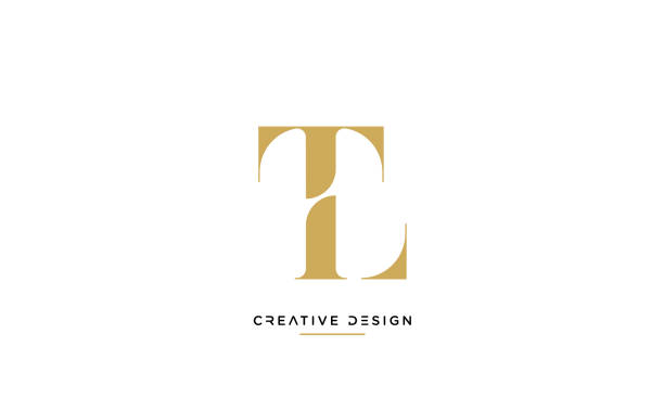 TL, LT Abstract Luxury Business Monogram Vector Design TL, LT Abstract Luxury Business Monogram Vector Design pics of a letter t in cursive stock illustrations