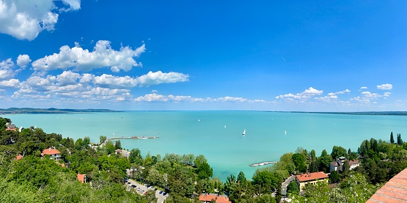 Tihany, lakeview over the beautiful lake Balaton, Hungary