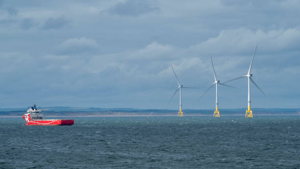 istock Offshore wind turbines near Aberdeen, Scotland 1401198585