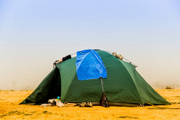 istock green tent at the sea beach 1401204667