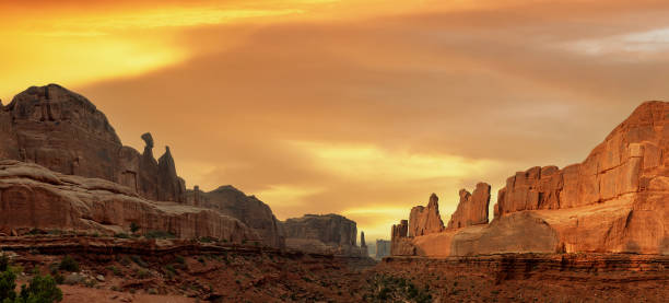 Wall Street in Arches National Park