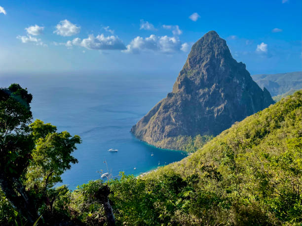 istock A view of Petit Piton in Saint Lucia 1401227864
