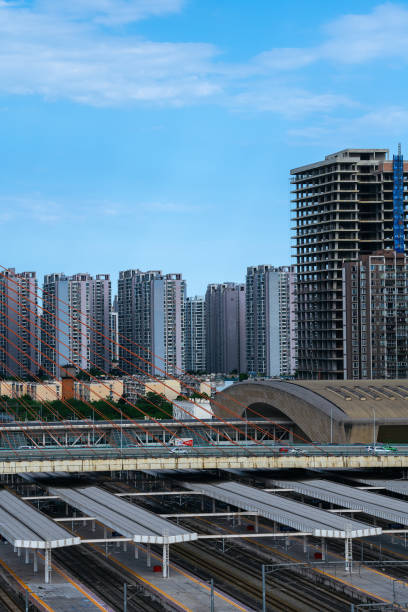 istock Modern city in sunny days 1401246986