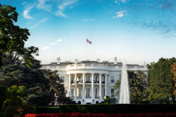 istock The White House building at Washington D.C. on a sunny day. 1401257036