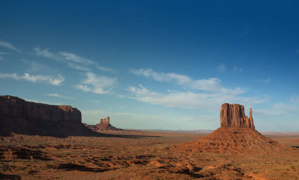 istock Monument Valley rock formations Arizona under a cloudy sky 1401263433