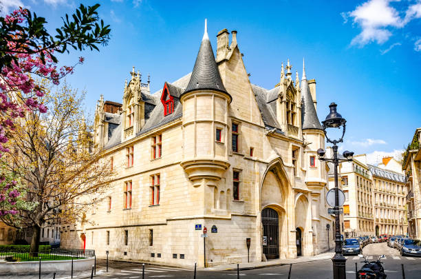 Mansion Hotel de Sens in Paris stock photo