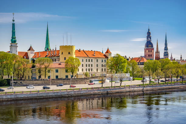 istock Riga castle and old town 1401277415