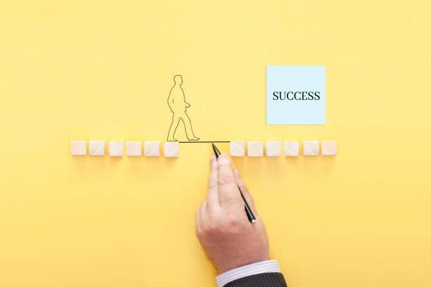 istock Conceptual image of helping to achieve success 1401278703