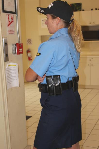 istock uniformed female police officer 1401284256