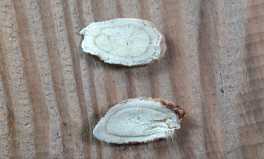 The root of remembranous milk vetch, Astragalus membranaceus