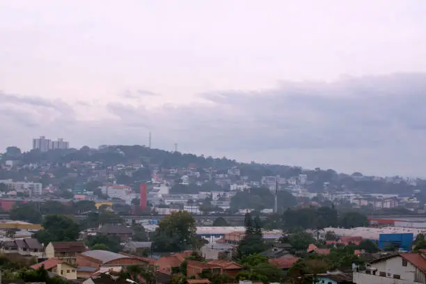 Photo of Novo Hamburgo, Rio Grande do sul, Brazil- May 26, 2022 : view of the city center with hotel Locanda