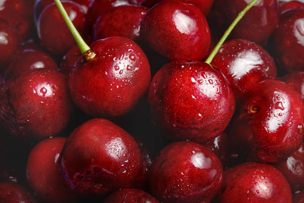 istock Cherry Background. Sweet organic cherries 1401295994