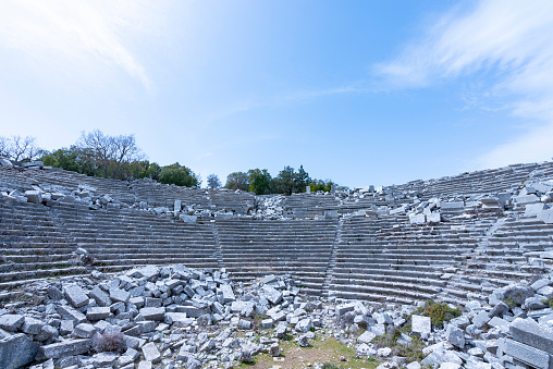 Ancient theater in the ancient city of Termessos.