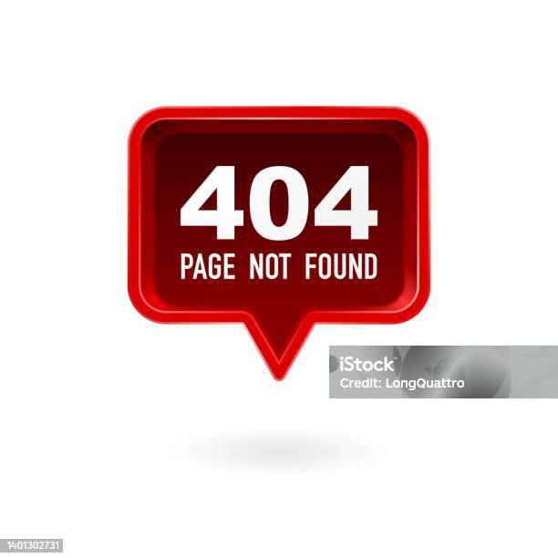 Not Found Social Media Symbol Stock Illustration - Download Image Now ...