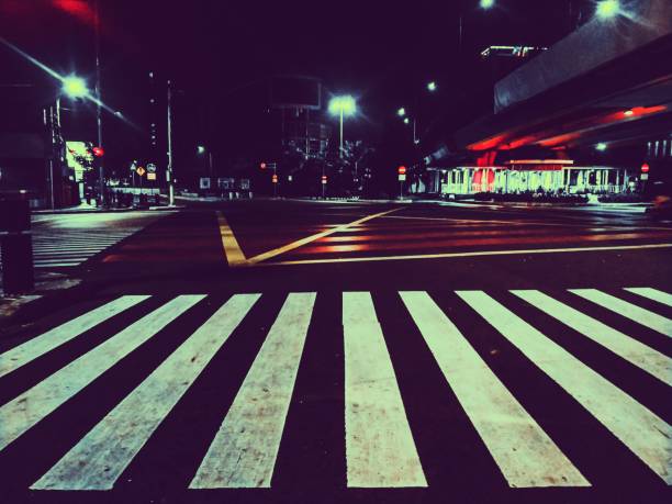 istock city ​​highway crossroads at night 1401308134
