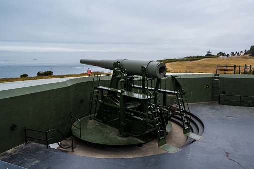 Whidbey Island, WA, USA - August 20, 2021: The Fort Casey Historical State Park