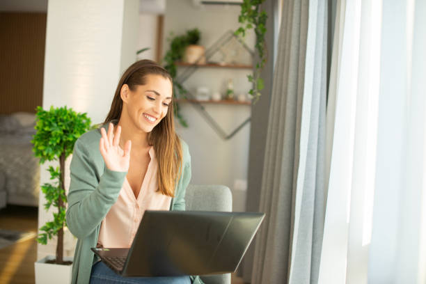 istock Businesswoman looking busy working from home 1401316109