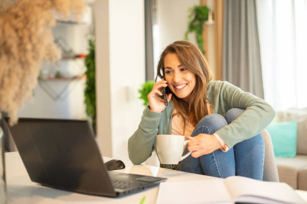 istock Woman working from home 1401316290