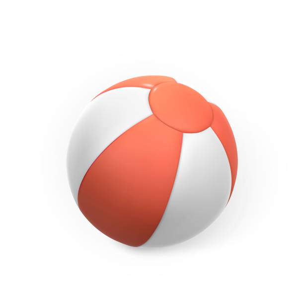 istock 3D Swim ball. Realistic swiming ball. Summer time symbol isolated on white background. Summertime object. Vector illustration 1401318265