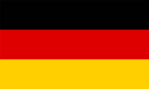 istock Germany official flag, correct colors and proportions. National German flag. Vector illustration. 1401325757