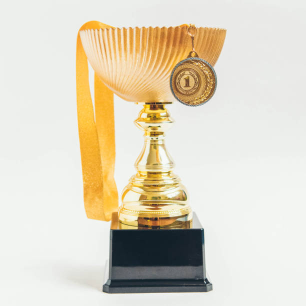 istock Winner cup with gold medal 1401327101