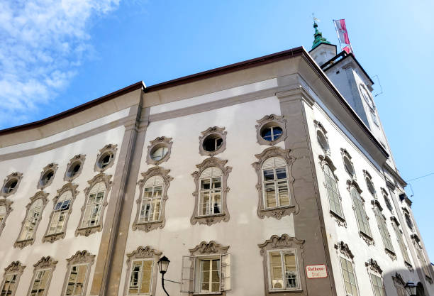 The 'Rathaus' or Town hall building in Salzburg, Austria.