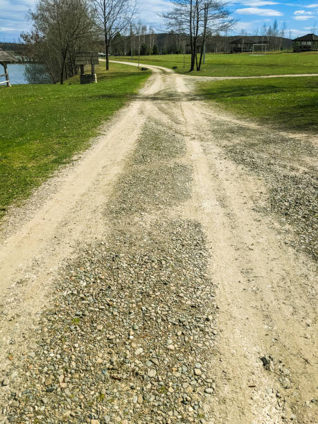 istock rural road to the lake 1401331170