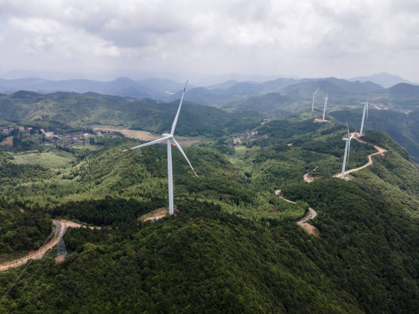 Wind power generation in small villages and mountains