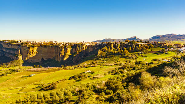 istock Ronda town and valley, Andalusia, Spain. 1401334317