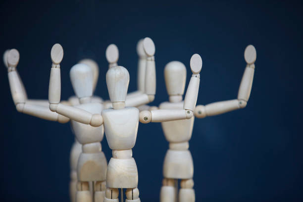 istock Wooden puppets 1401347576